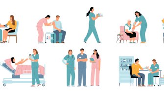 illustration métier infirmier