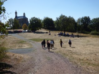 Arrivée au somment du Mont